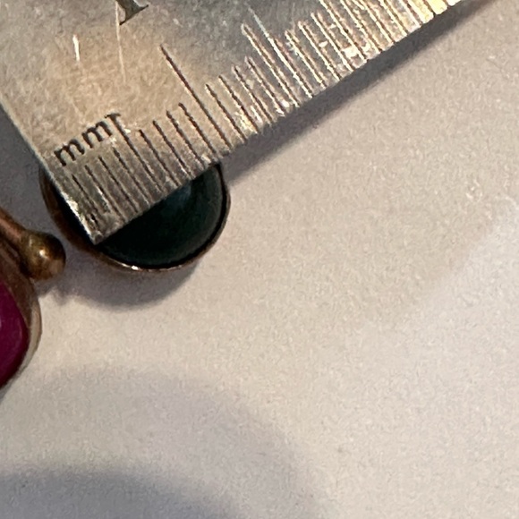 Elegant Artisan Multi Gemstone Pendant Hand Crafted 40mm Wire Necklace 4006 - Picture 7 of 16